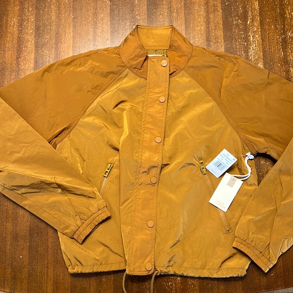 NWT Good American Essential Track Jacket. Size 1.